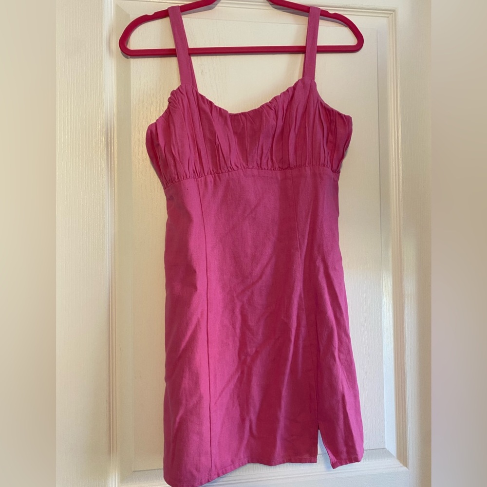 Pink Spaghetti Strap Dress Size S
